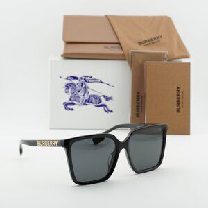 Burberry BE4411D 300187 Square Sunglasses - Black/Grey
